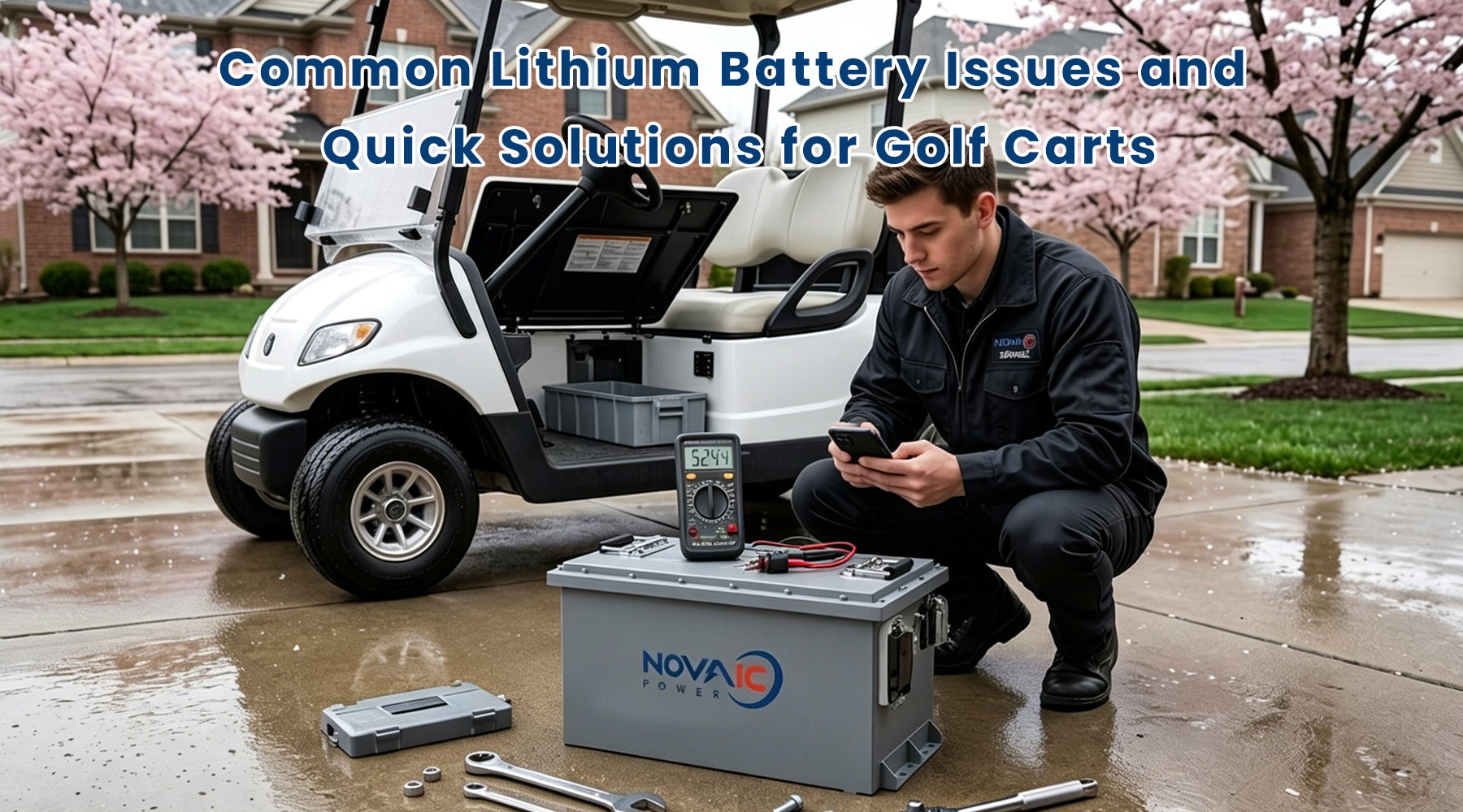 Common Lithium Battery Issues and Quick Solutions for Golf Carts