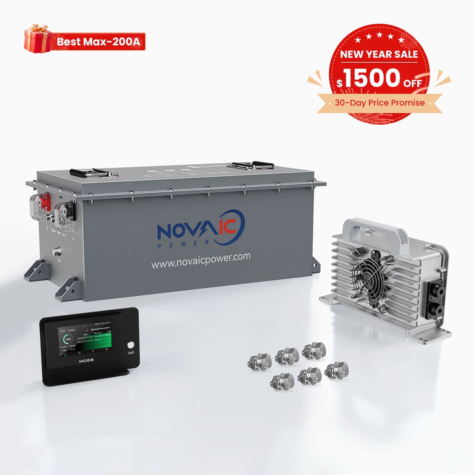 Novaic GR 48V 105Ah Lifepo4 Golf Cart Lithium Battery