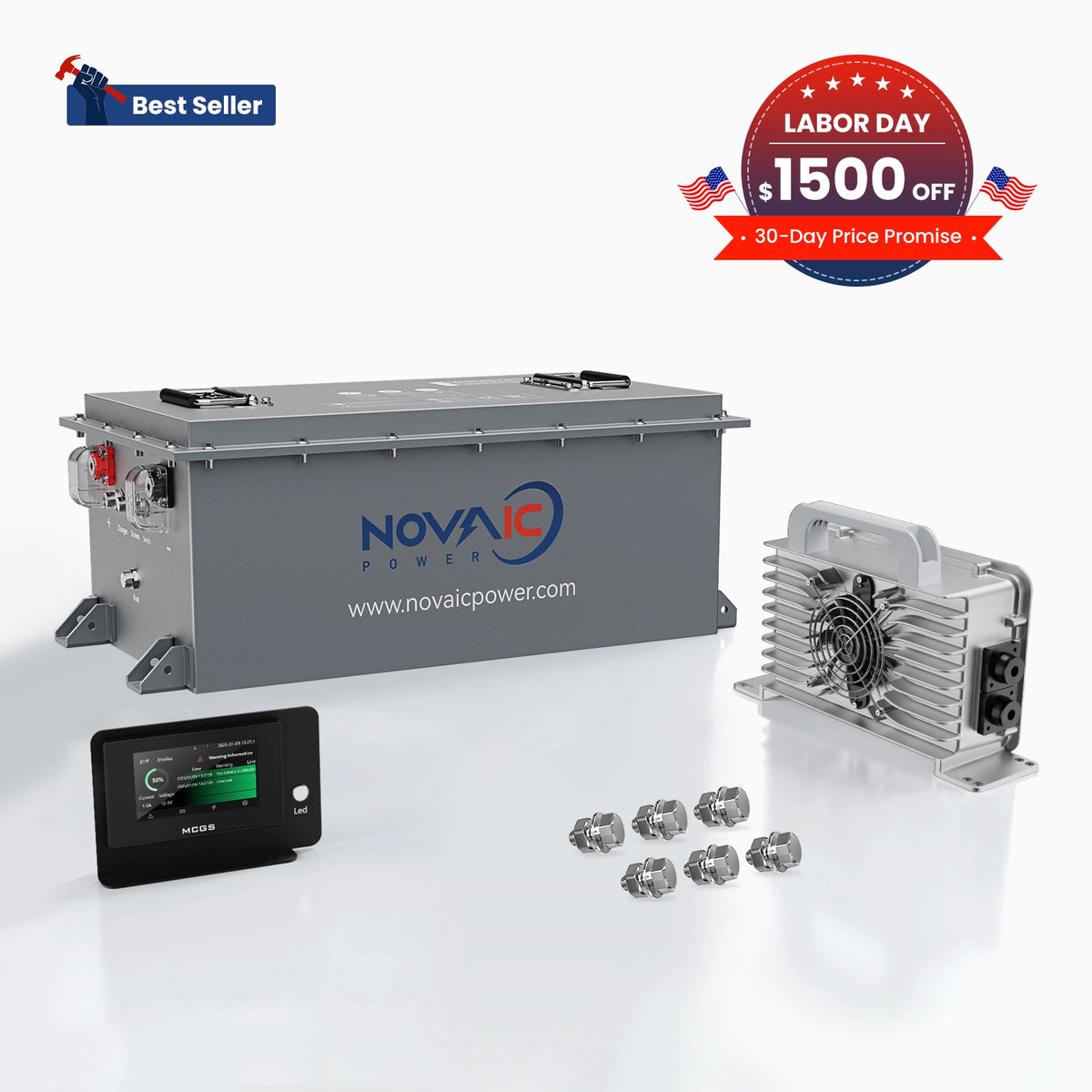 Novaic GR 48V 105Ah Lifepo4 Golf Cart Lithium Battery