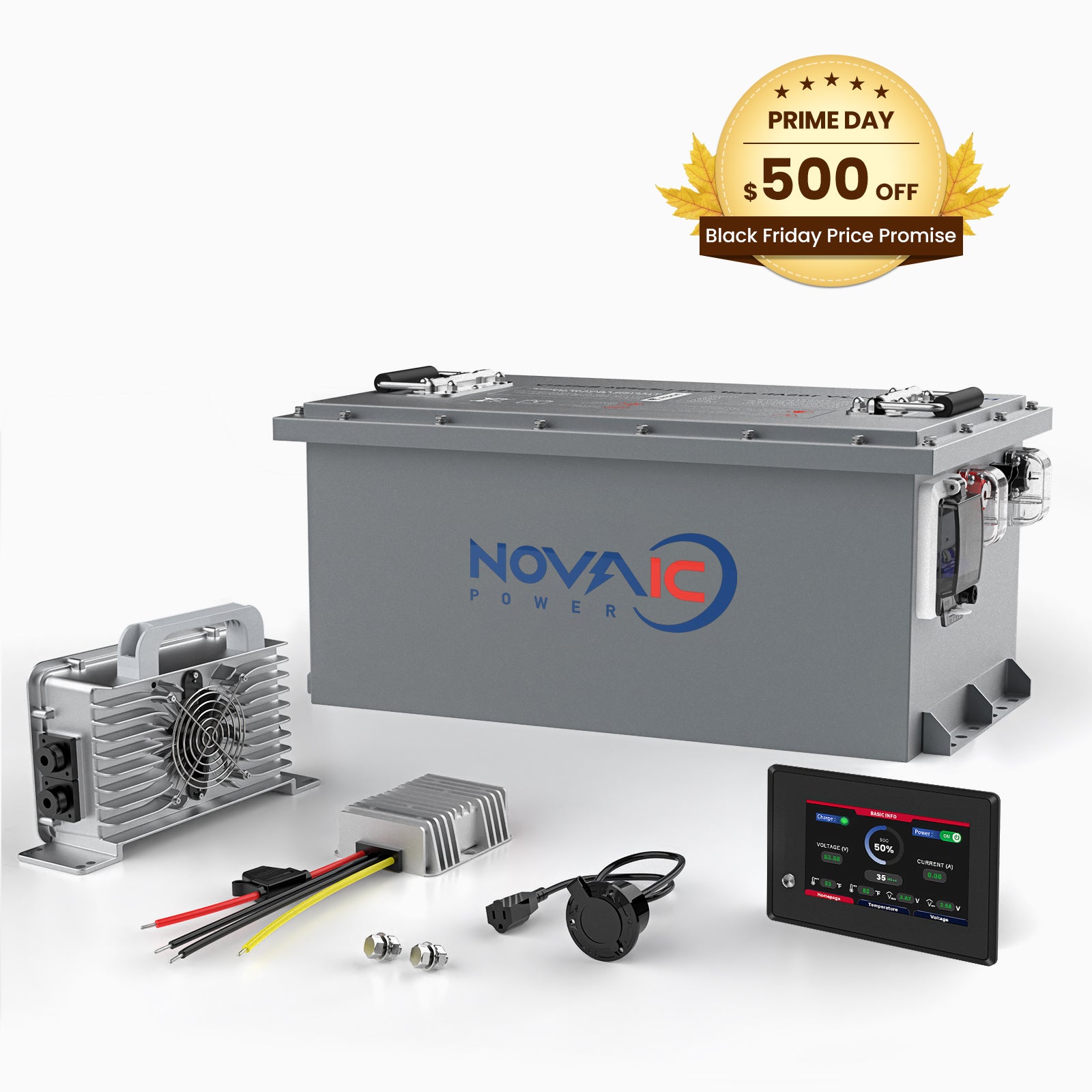 Novaic LT 36/48/72V 105Ah Lifepo4 Golf Cart Lithium Battery - Novaic