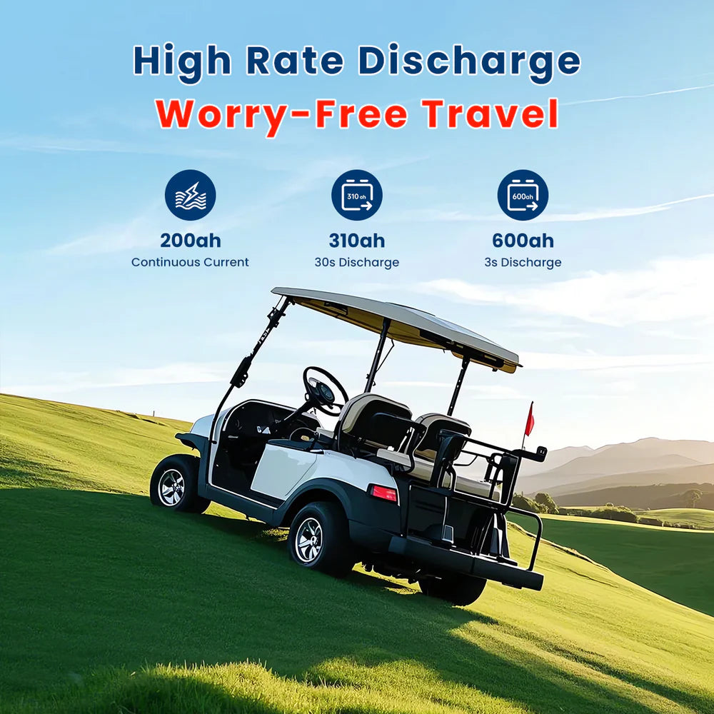 Novaic GR 48V 105Ah Lifepo4 Golf Cart Lithium Battery - Novaic
