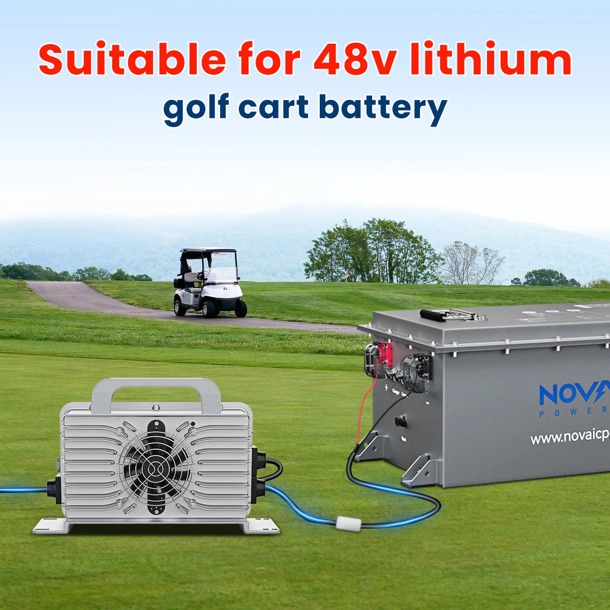 Novaic 48V Golf Cart Battery Charger (Copy) - Novaic