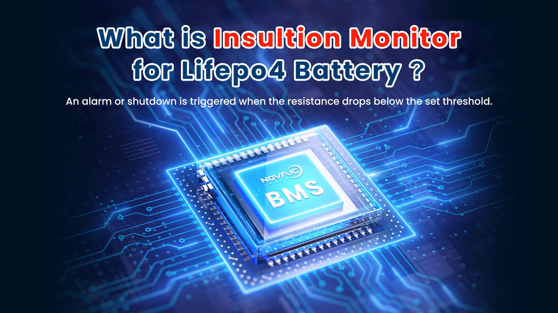 what is insulation monitor for lifepo4 battery？