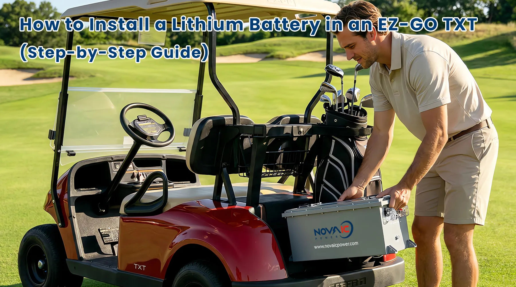 How to Install a Lithium Battery in an EZ-GO TXT (Step-by-Step Guide)