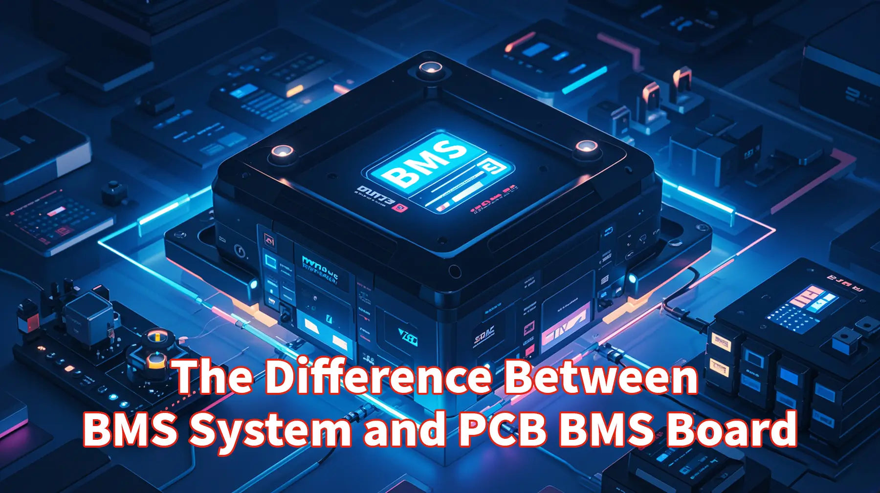The Difference Between BMS System and PCB BMS Board – Novaic