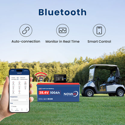 Novaic EC 36V 100Ah Lifepo4 Golf Cart  Lithium  Battery