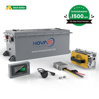 Novaic GR Plus 48V 105Ah Lifepo4 Golf Cart  Lithium  Battery - Novaic