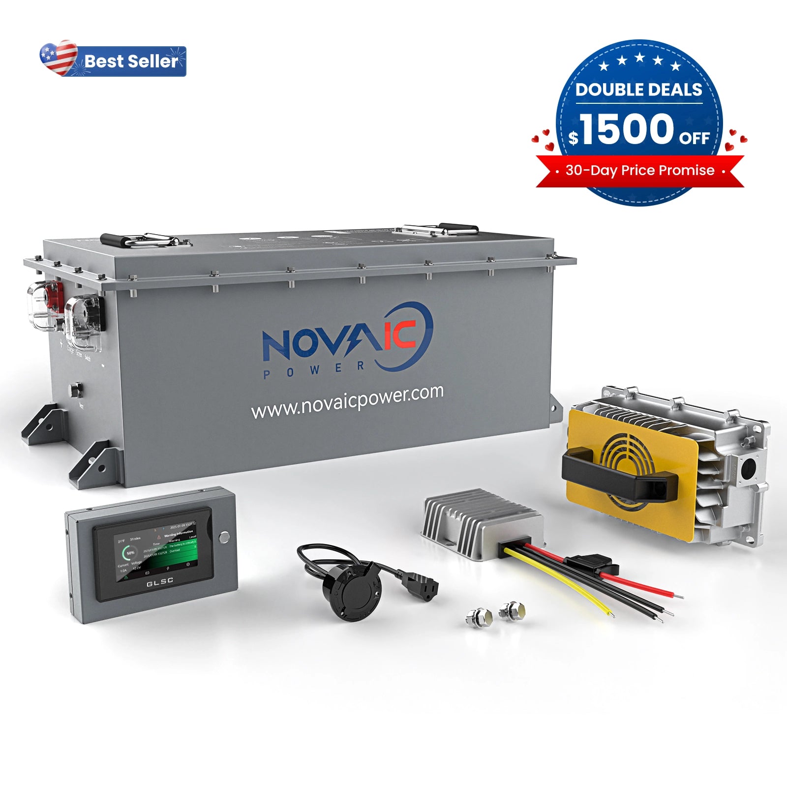 Novaic GR Plus 48V 105Ah Lifepo4 Golf Cart  Lithium  Battery - Novaic