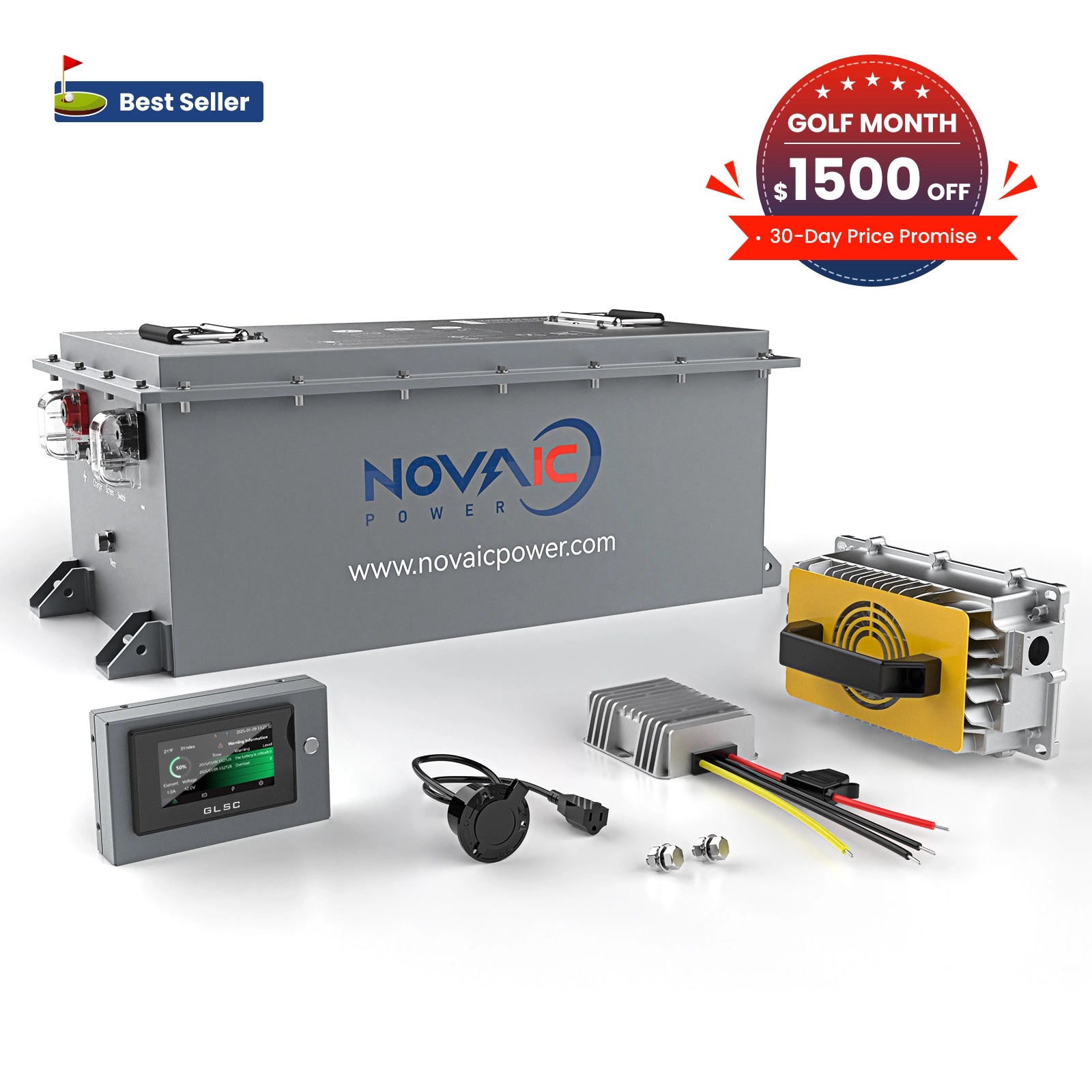 Novaic GR Plus 48V 105Ah Lifepo4 Golf Cart  Lithium  Battery