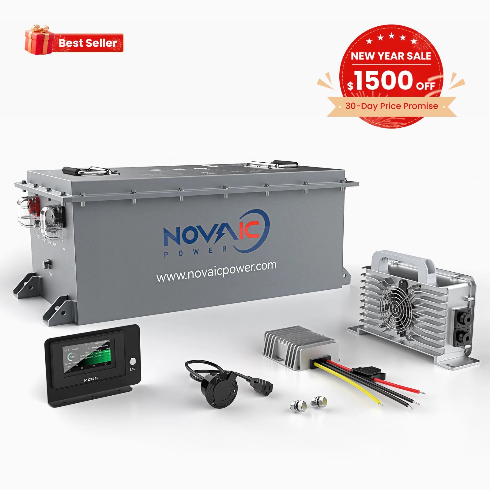 Novaic GR Plus 48V 105Ah Lifepo4 Golf Cart  Lithium  Battery