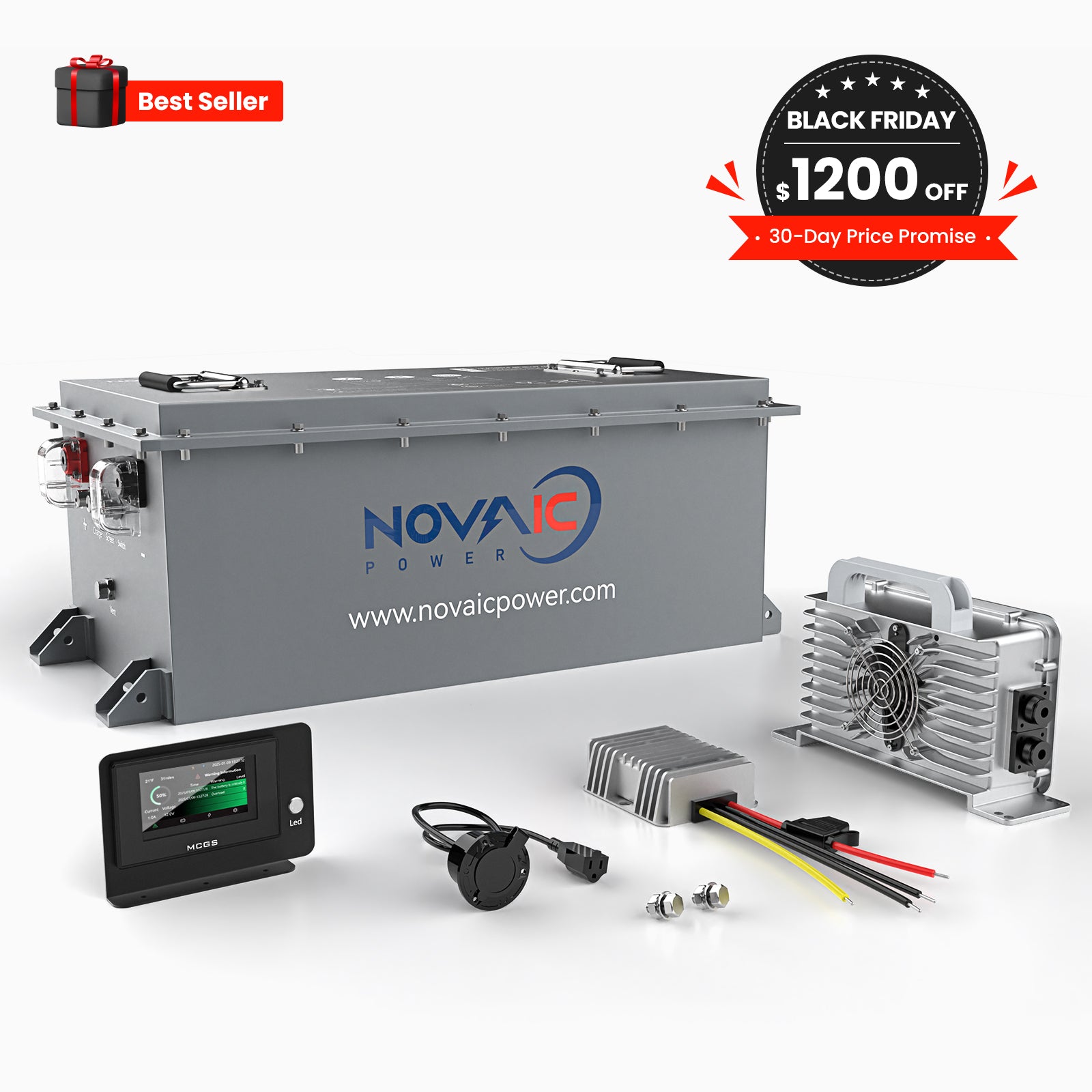 Novaic GR Plus 48V 105Ah Lifepo4 Golf Cart  Lithium  Battery