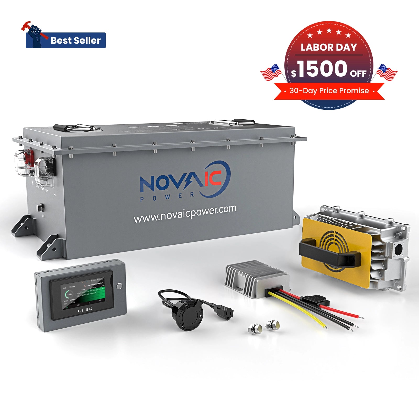 Novaic GR Plus 48V 105Ah Lifepo4 Golf Cart  Lithium  Battery