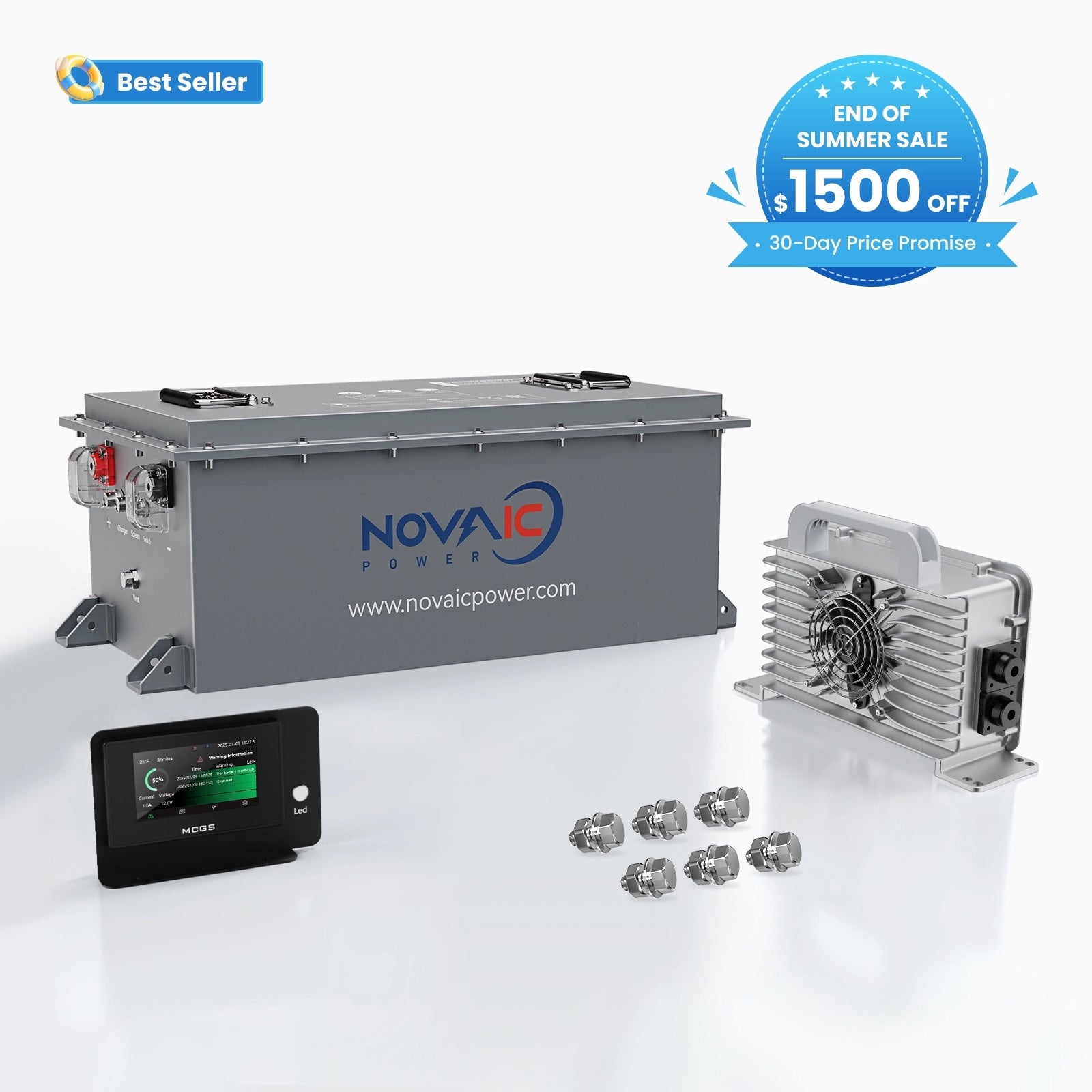 Novaic GR 48V 105Ah Lifepo4 Golf Cart Lithium Battery