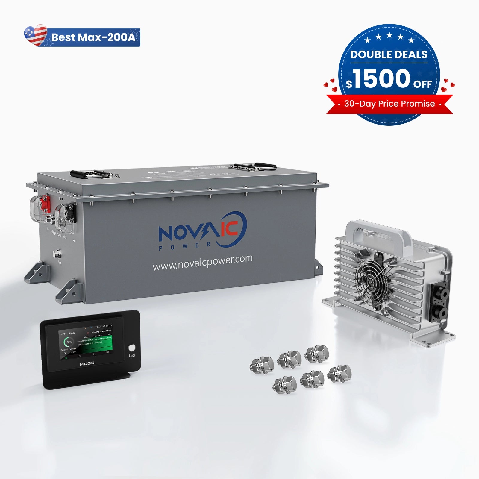 Novaic GR 48V 105Ah Lifepo4 Golf Cart Lithium Battery