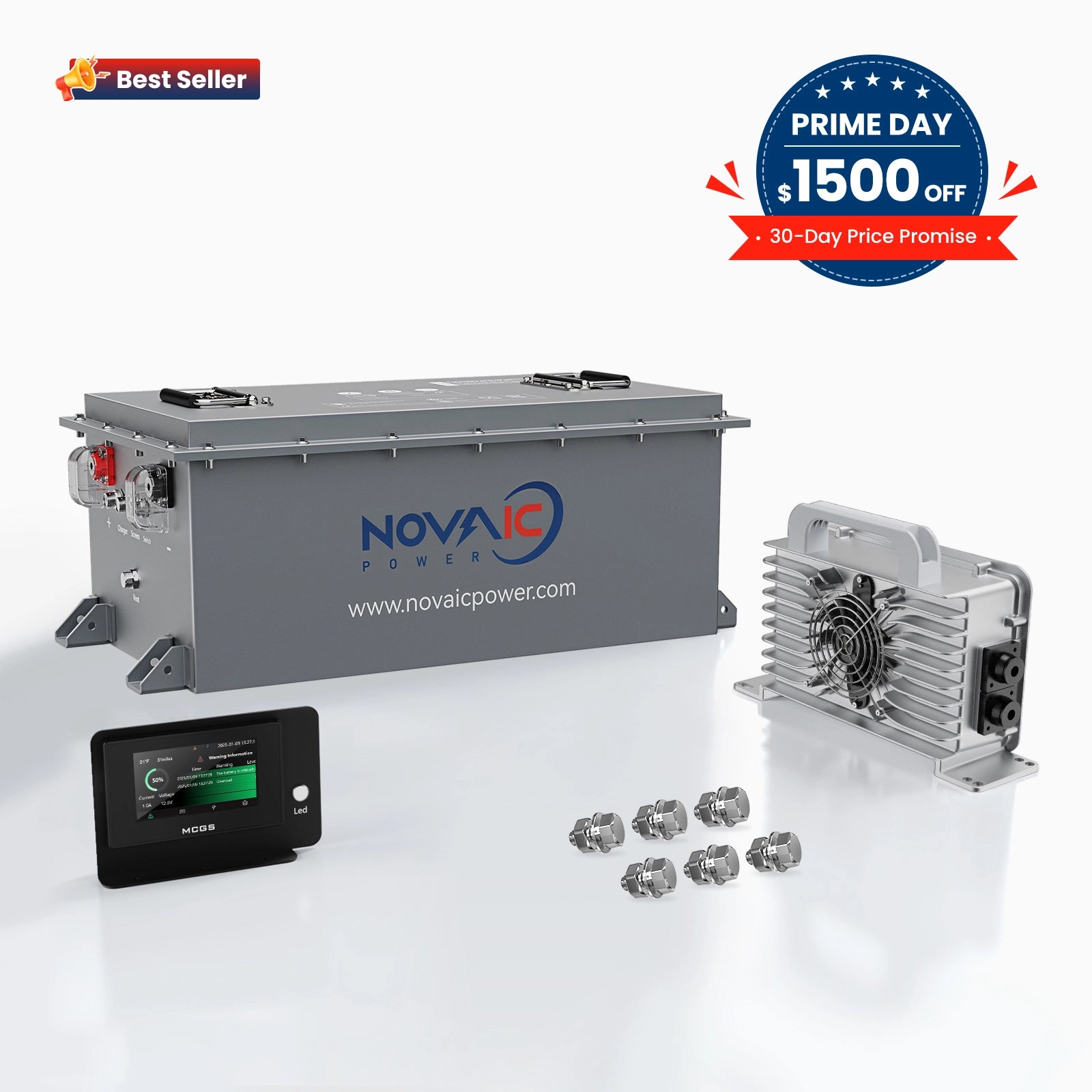 Novaic GR 48V 105Ah Lifepo4 Golf Cart Lithium Battery