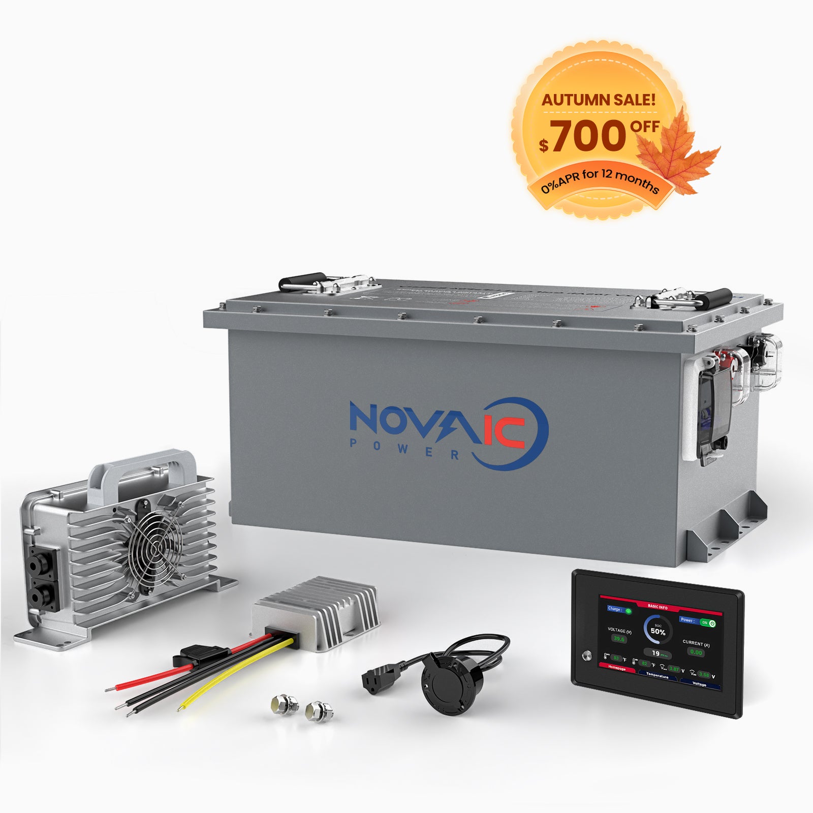 Novaic LT 36/48V 105Ah Lifepo4 Golf Cart Lithium Battery