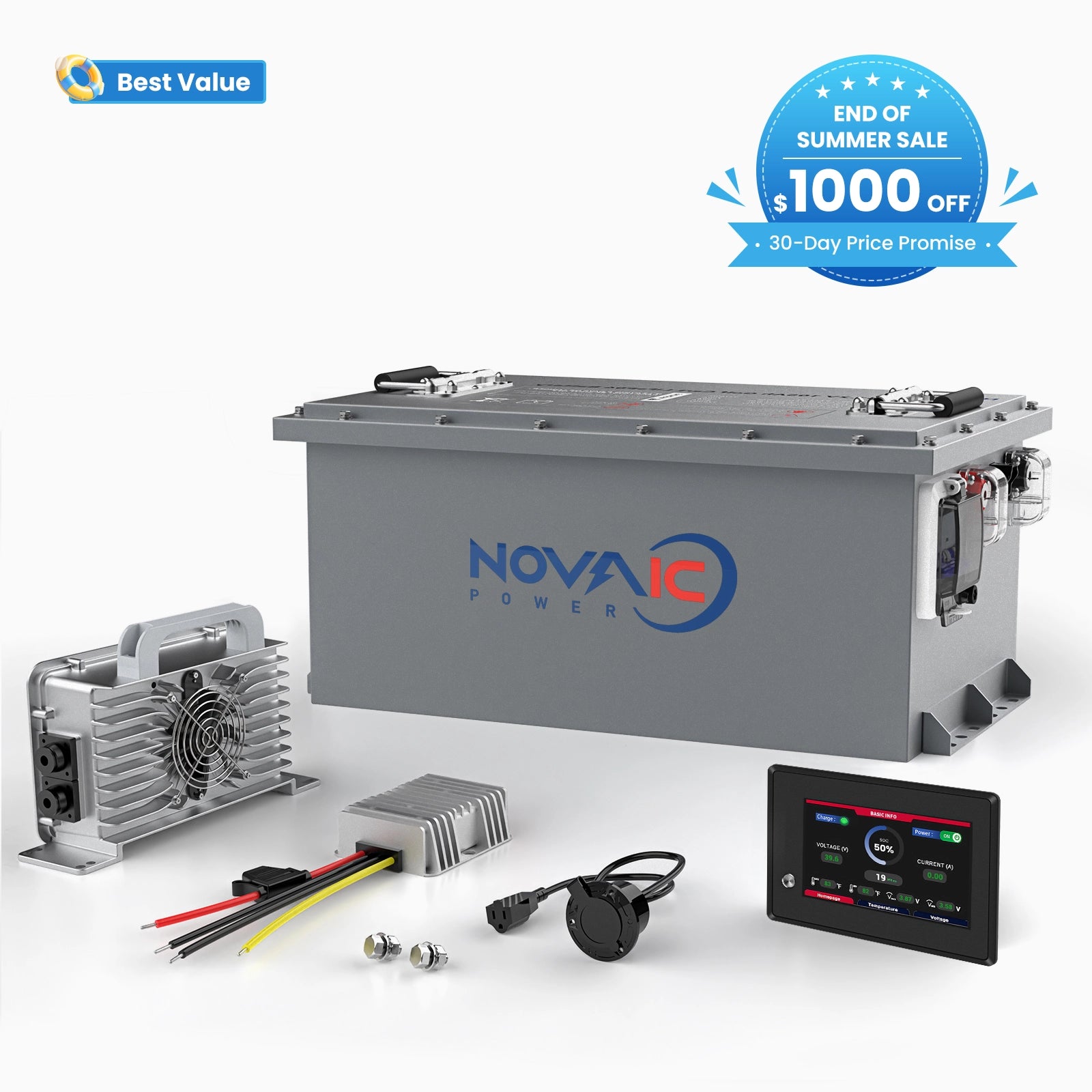 Novaic LT 48V 105Ah Lifepo4 Golf Cart Lithium Battery