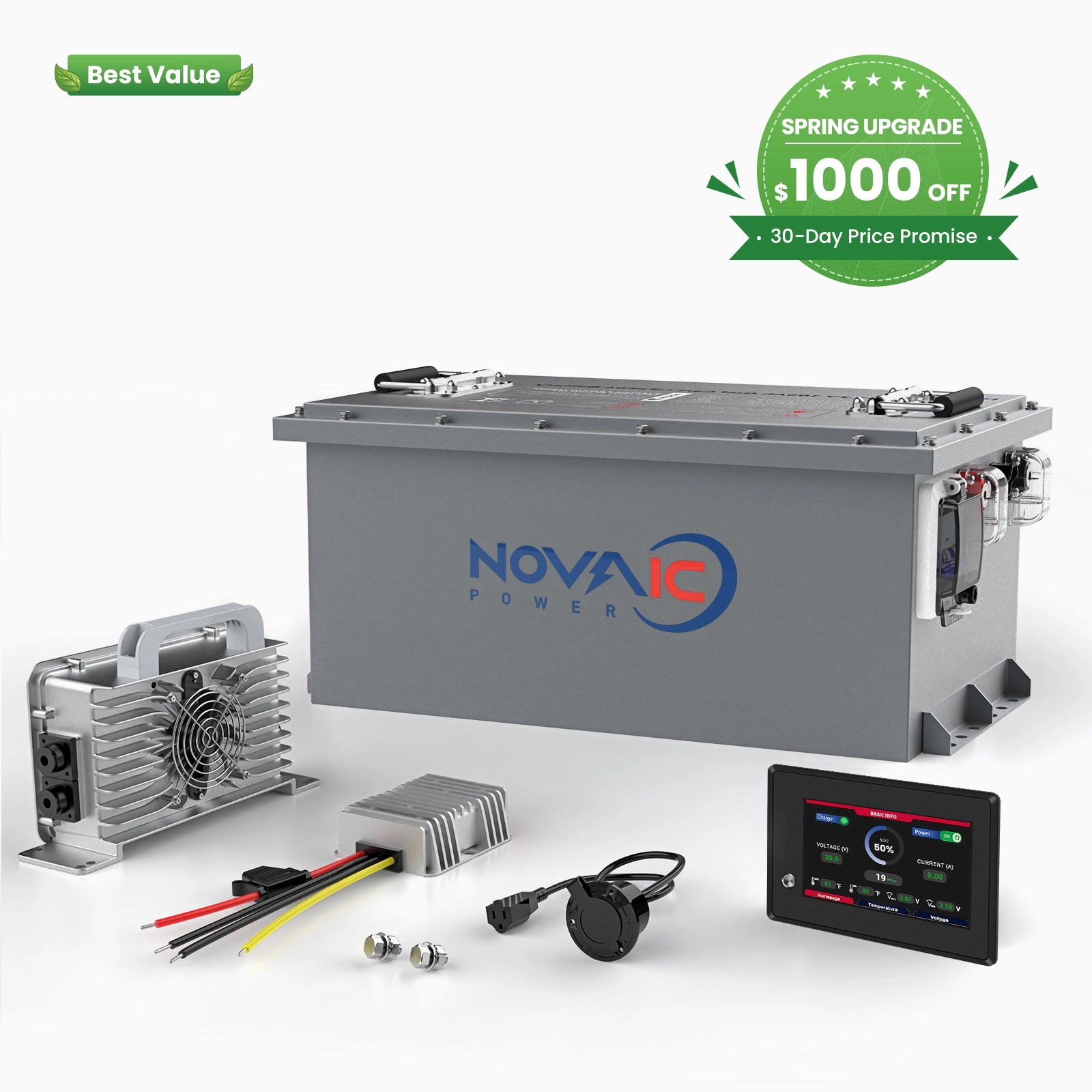 Novaic LT 48V 105Ah Lifepo4 Golf Cart Lithium Battery