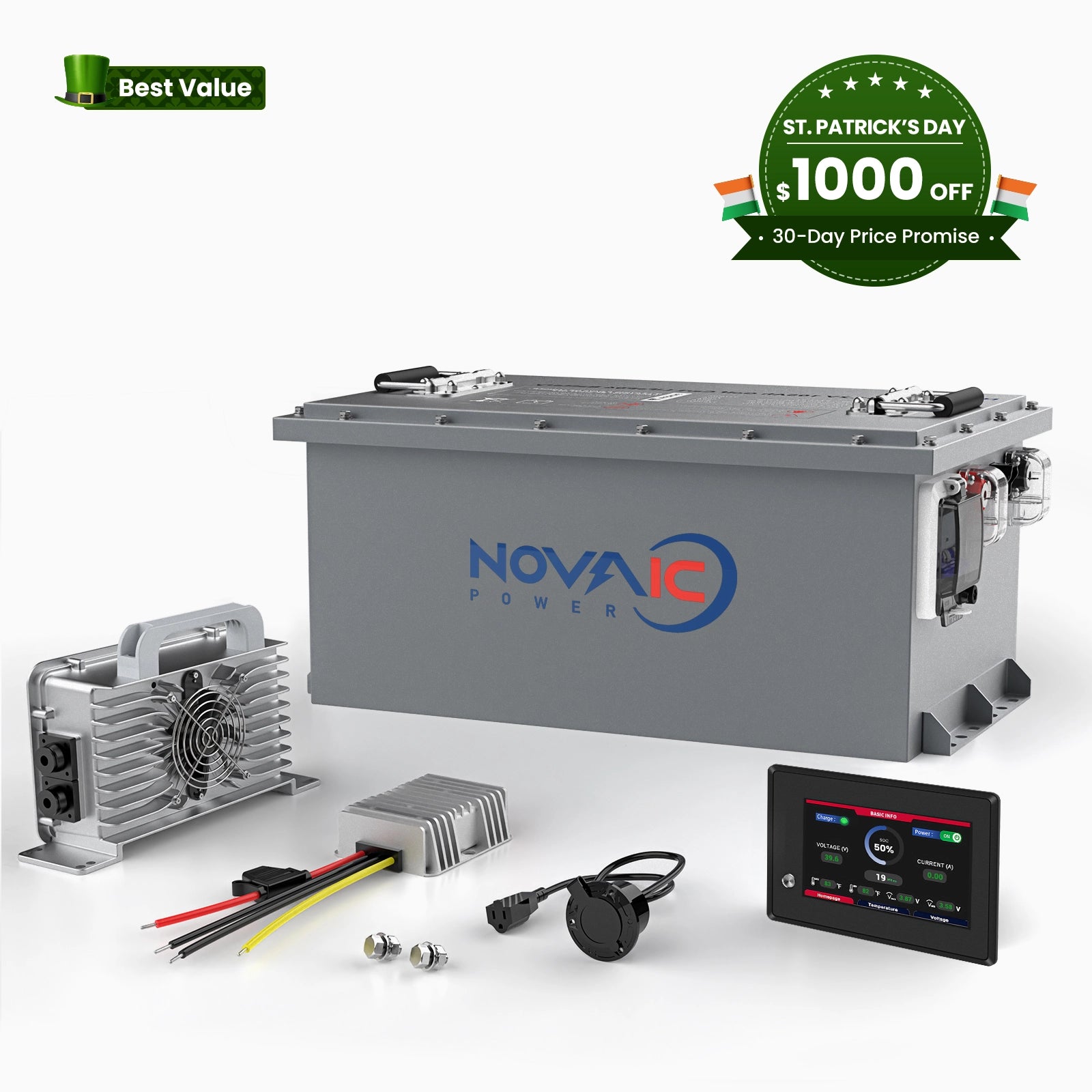 Novaic LT 48V 105Ah Lifepo4 Golf Cart Lithium Battery