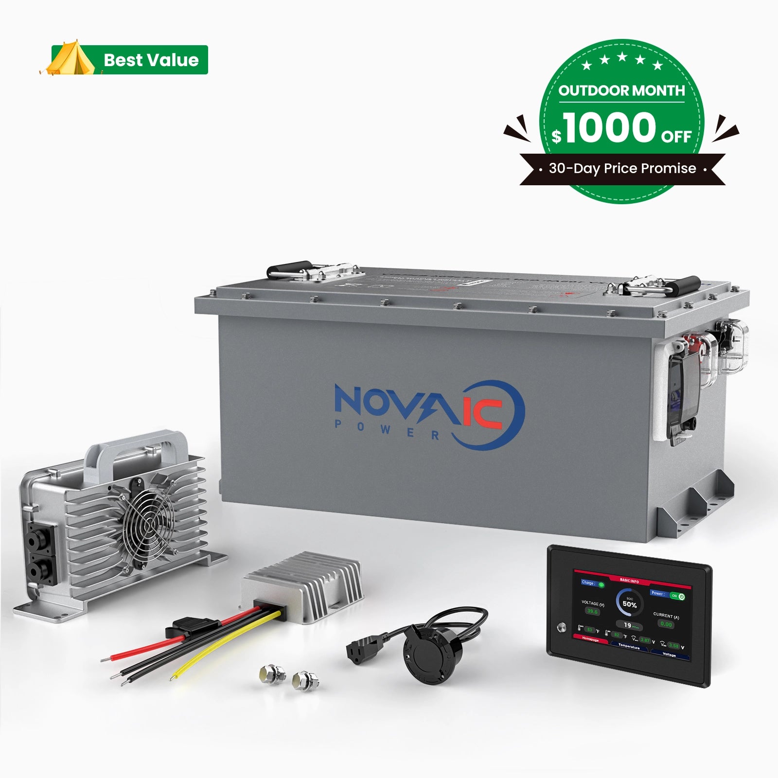 Novaic LT 48V 105Ah Lifepo4 Golf Cart Lithium Battery