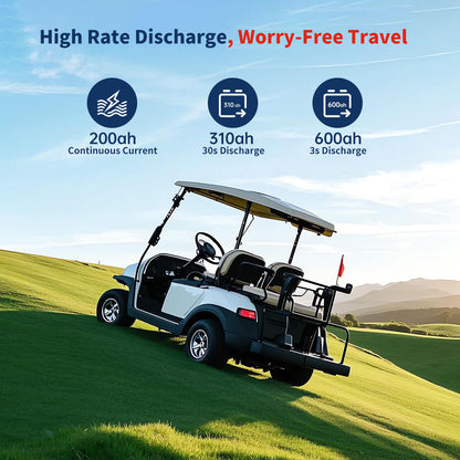 🔥Novaic GR 48V 105Ah Lifepo4 Golf Cart Lithium Battery
