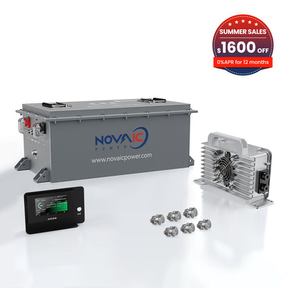 🔥Novaic GR 48V 105Ah Lifepo4 Golf Cart Lithium Battery